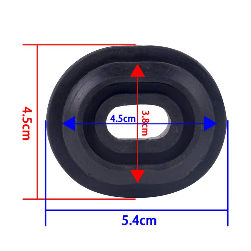 runmade Upper & Lower Radiator Support Mount Rubber Set Compatible with VW Passat Jetta Golf GTI Tiguan Beelte Audi TT A3 - Image 2
